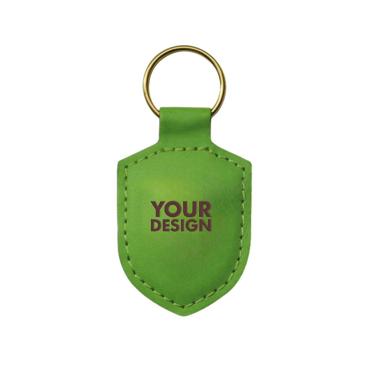 Custom PU Leather Keychain1