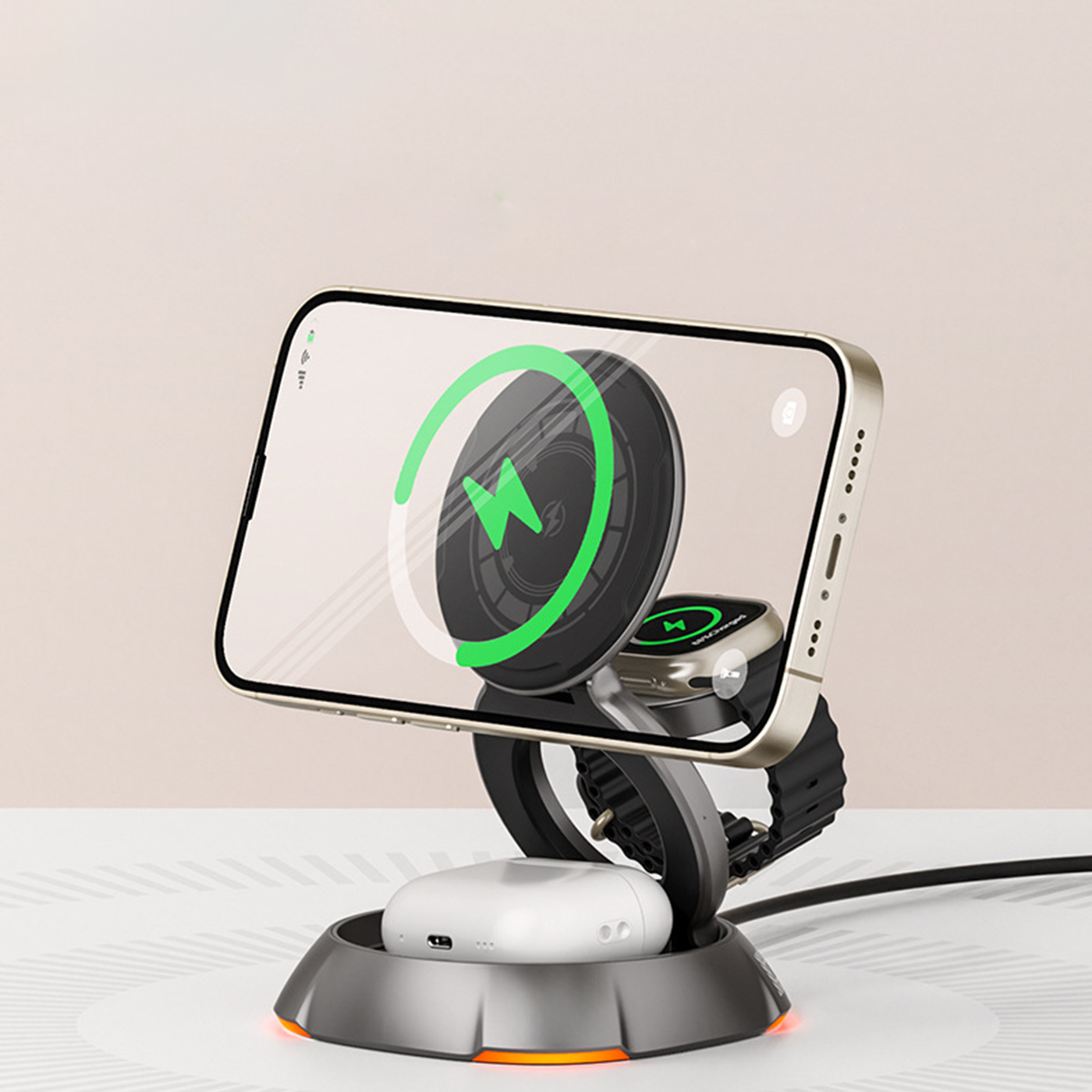 Magnetic Wireless Charger Stand2