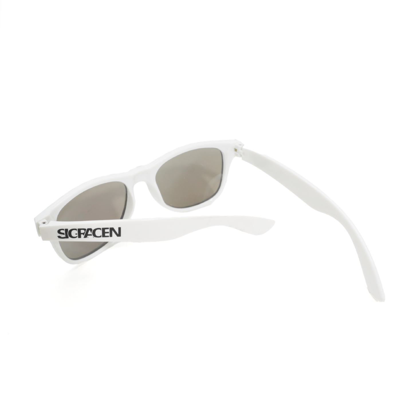 Black Frame White Checker Sunglasses1