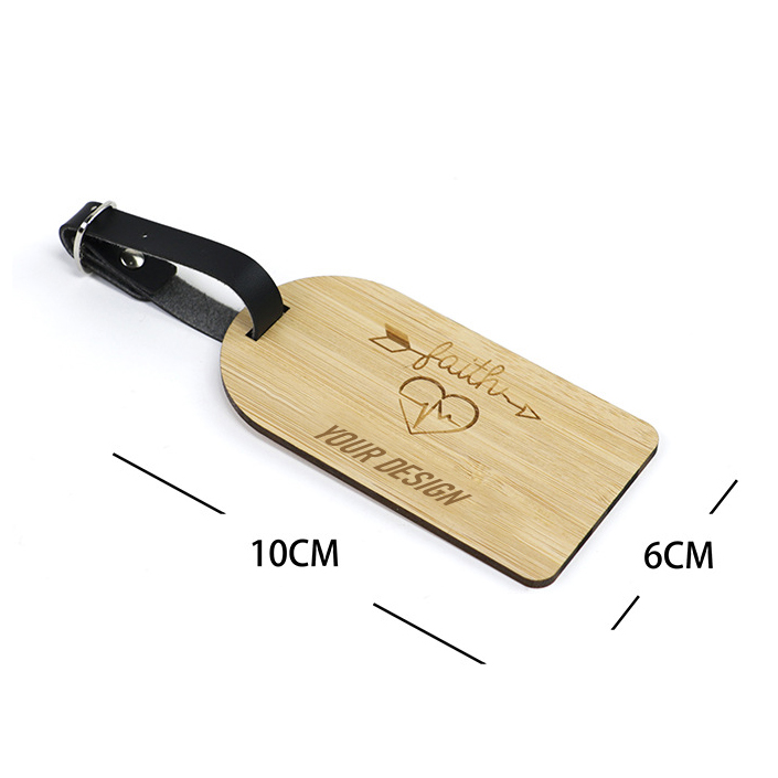 Wooden Travel Luggage Tag2