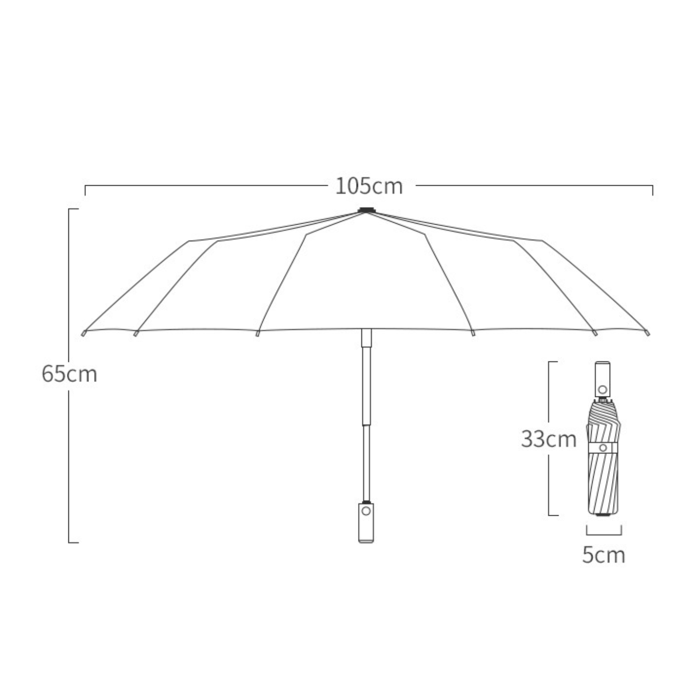 Portable Automatic Folding Umbrella2