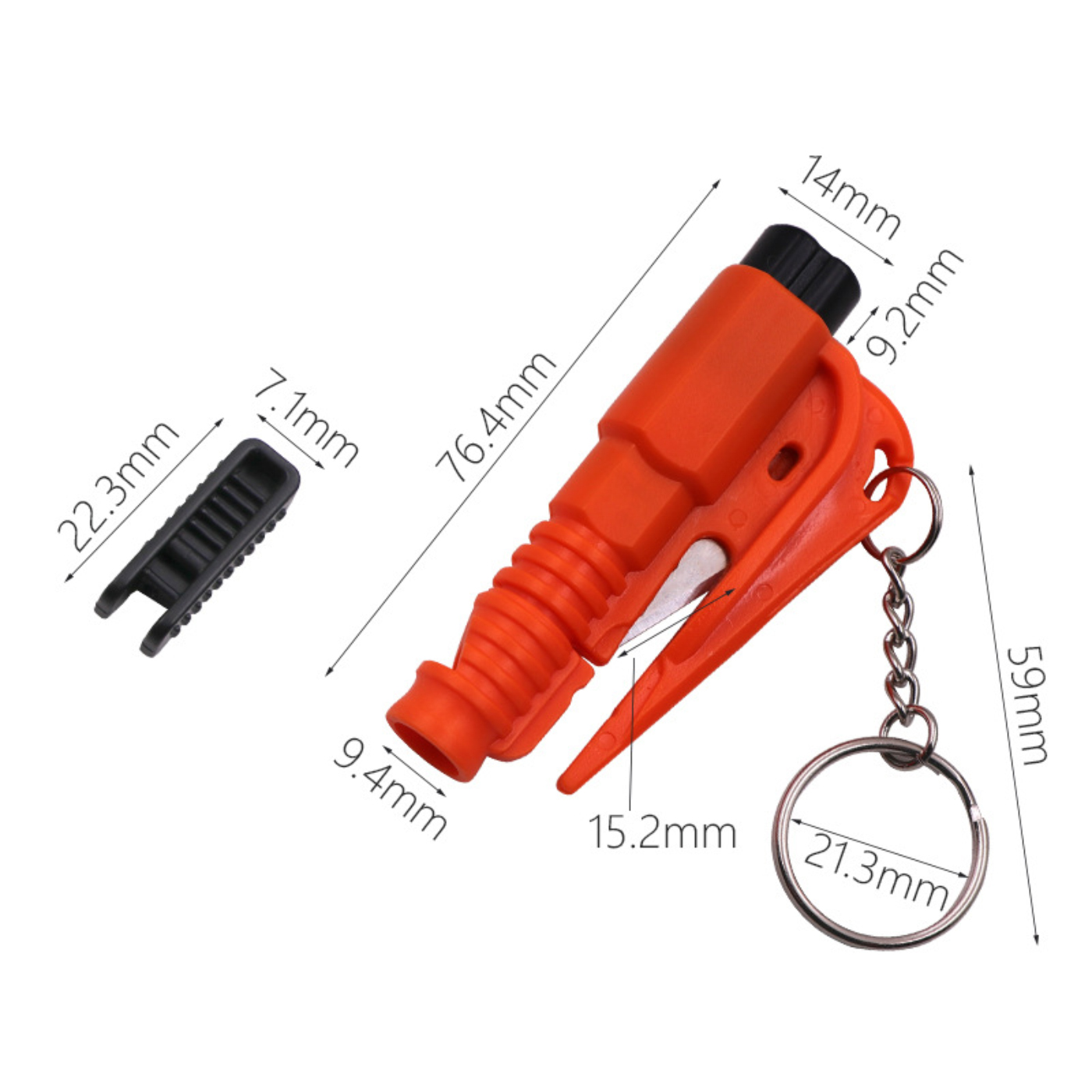 Mergency Car Escape Tool Keychain 2