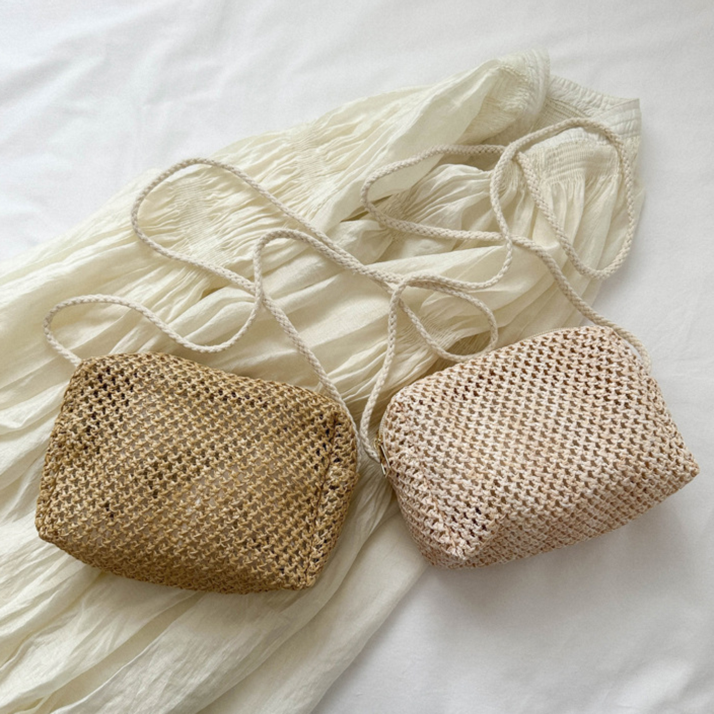 Mini Hand Woven Beach Bag