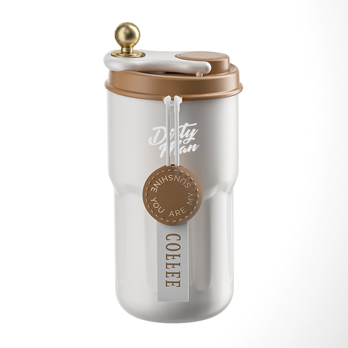 Vakuumisolierter Becher, Edelstahl, 420 ml