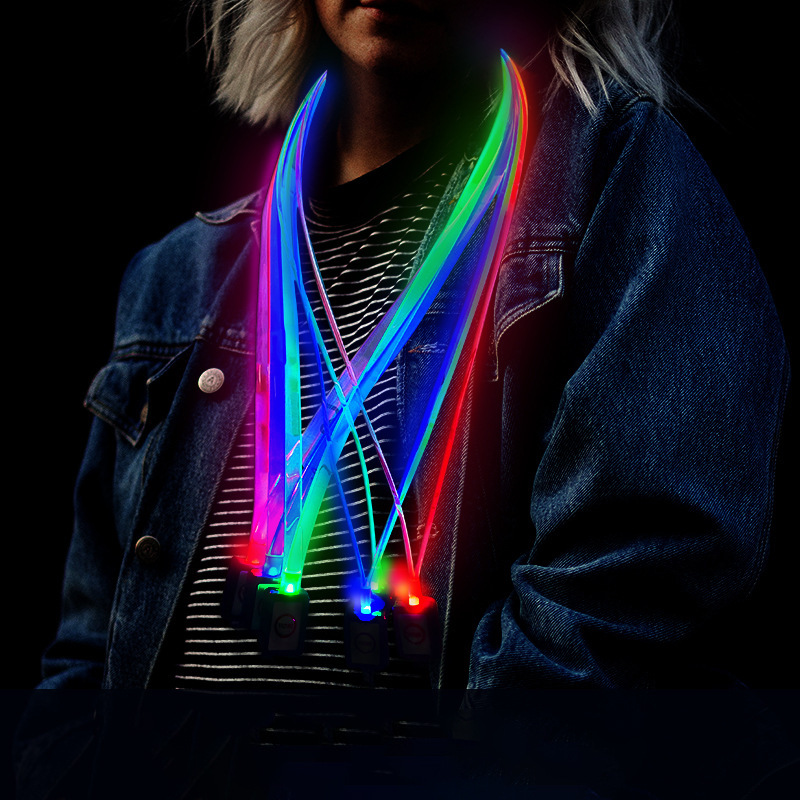 LED Necklace Lanyard 2