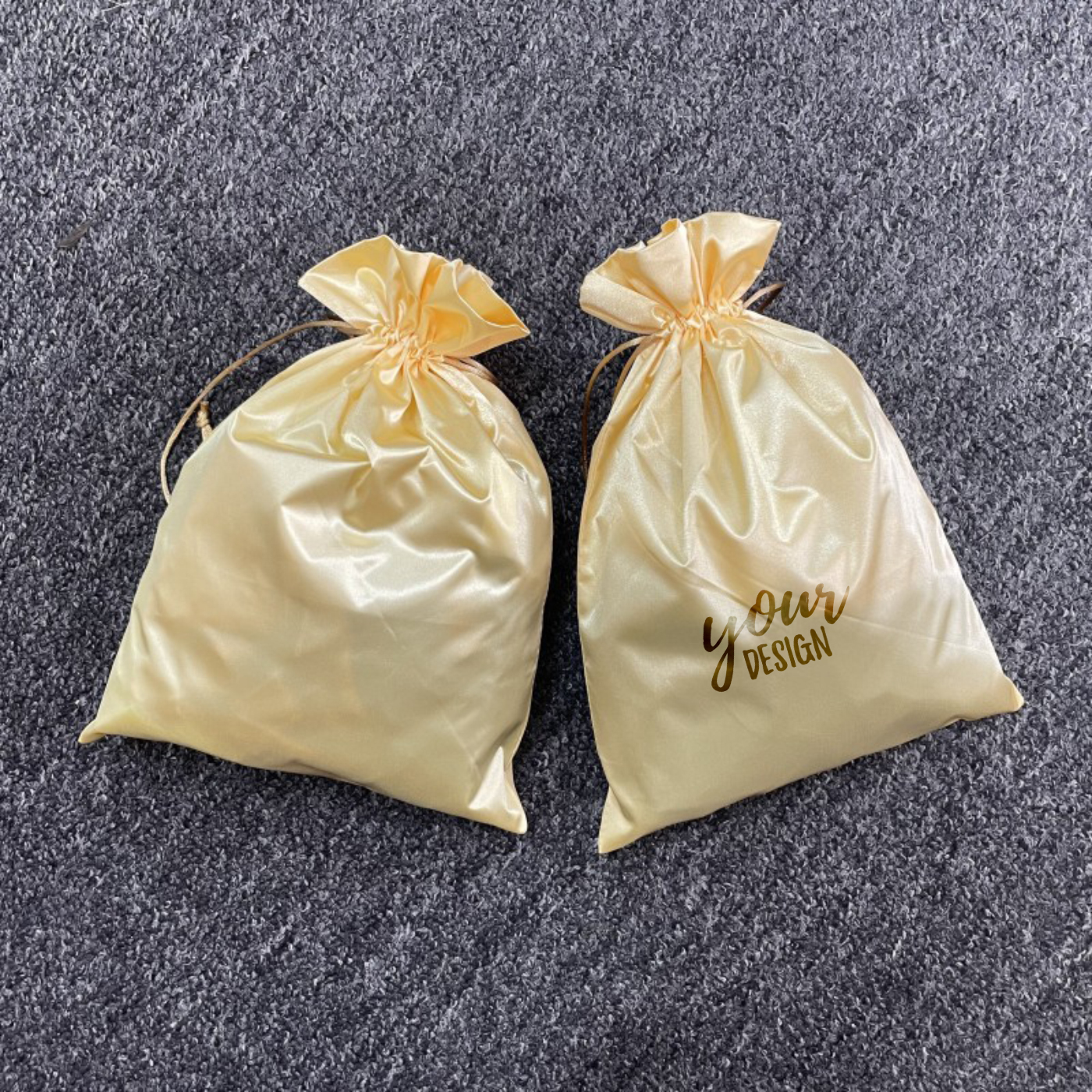 Custom Satin Drawstring Bag2