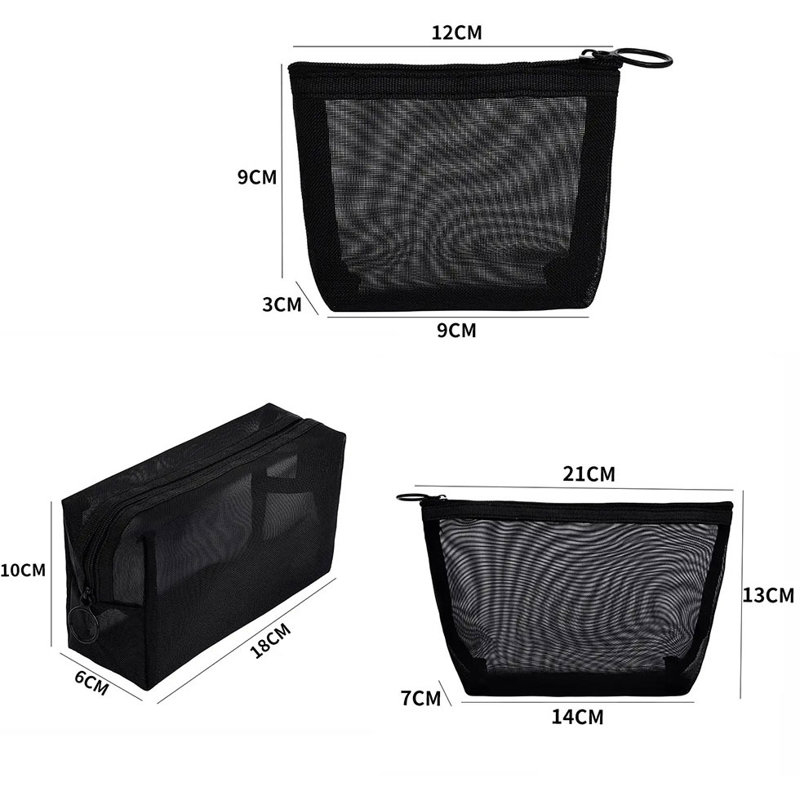 Mesh Cosmetic Bag Set2