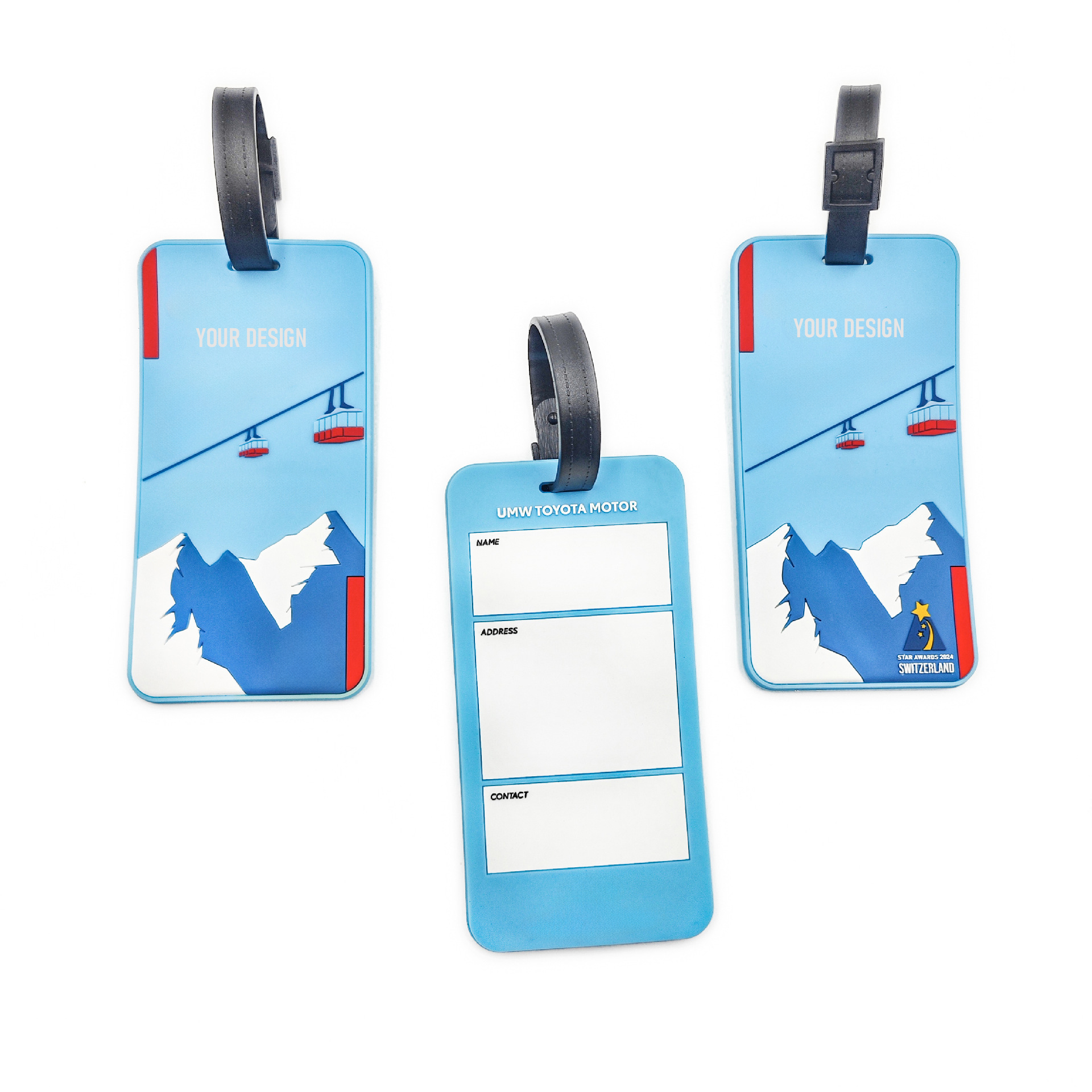 Soft PVC Luggage Tag2