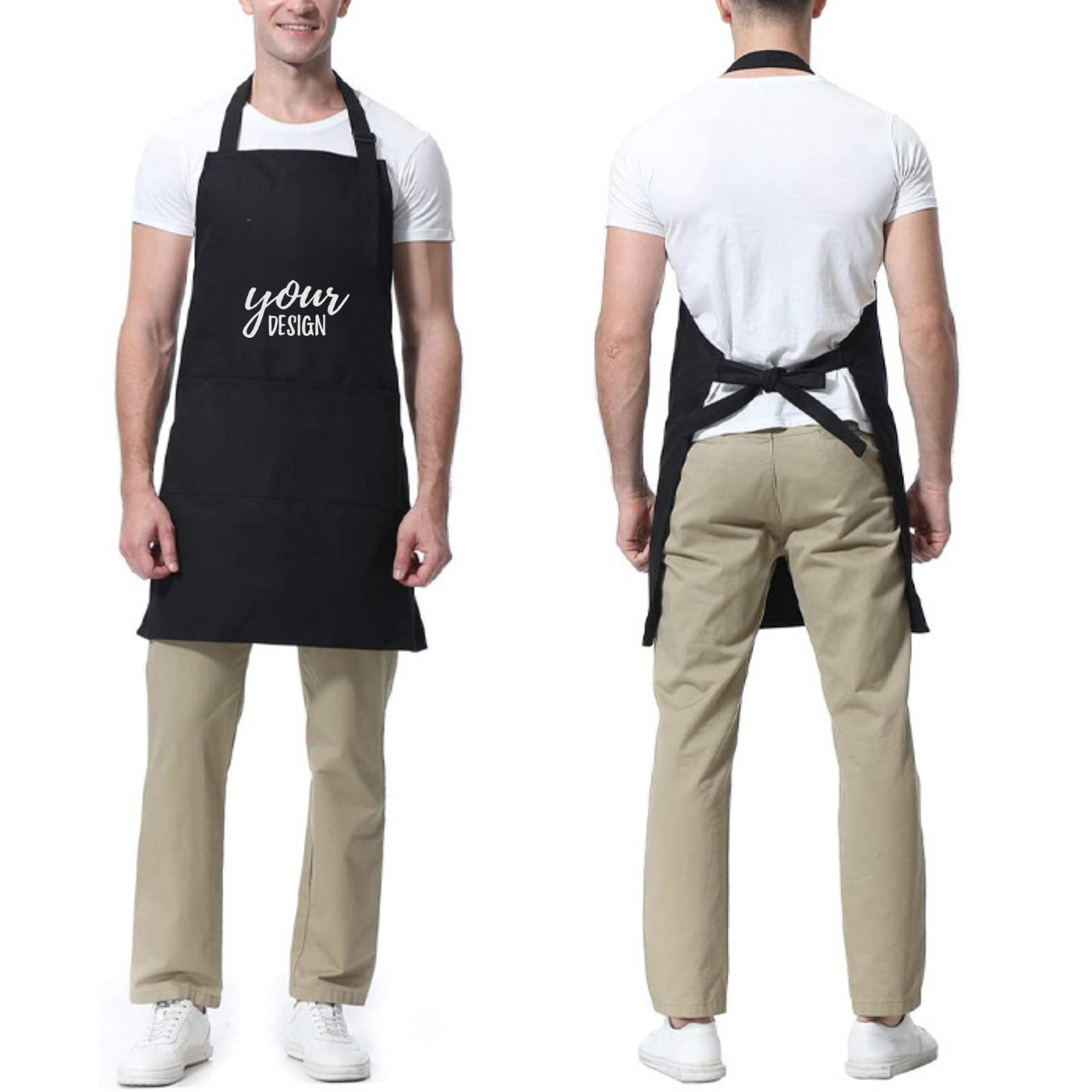 Adjustable Cooking Apron With Pockets1