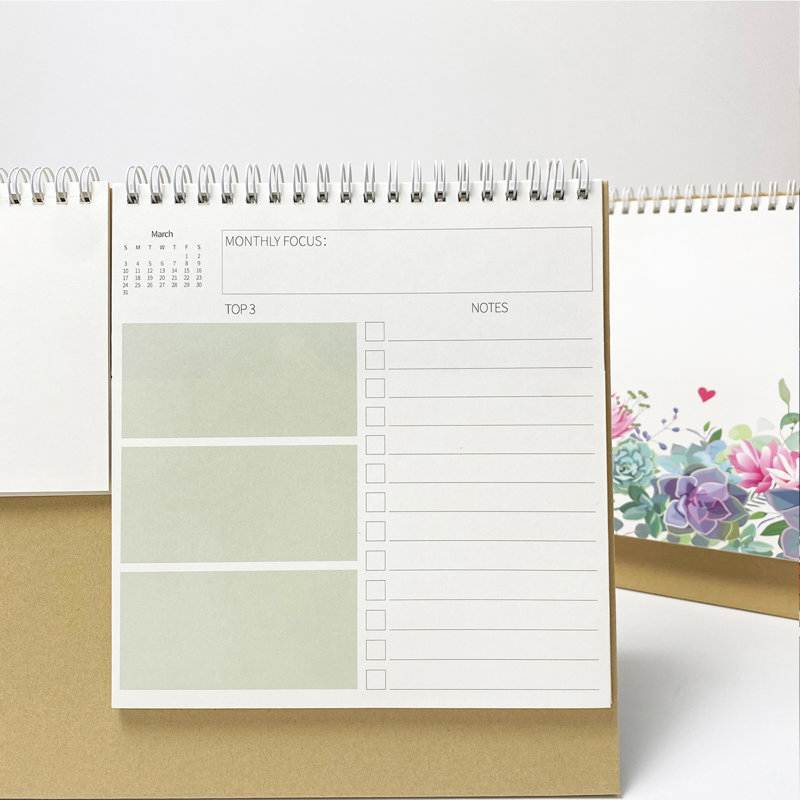 Multifunctional Pocket Desk Calendar2