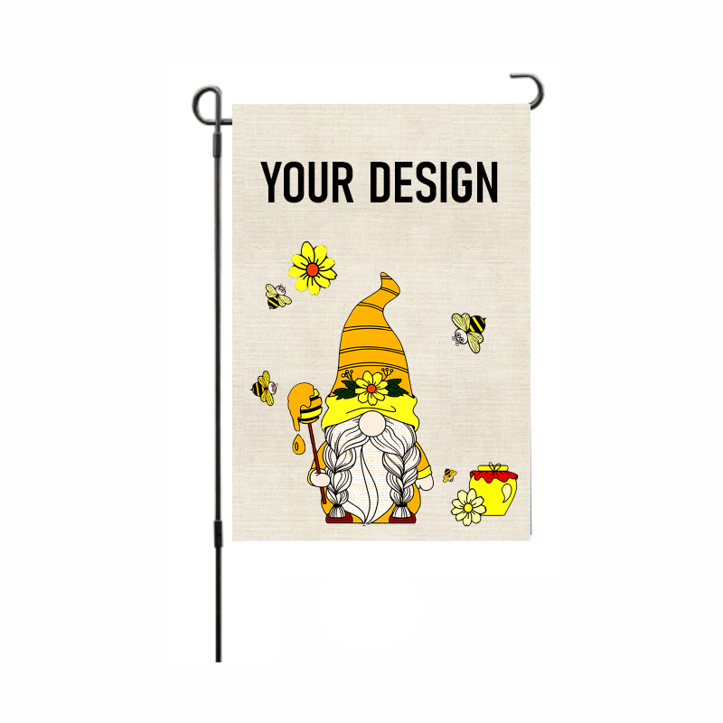 Gartenflagge, Doppelseitig