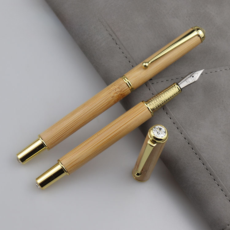 Natural Bamboo Fountain Pen Gift Set2