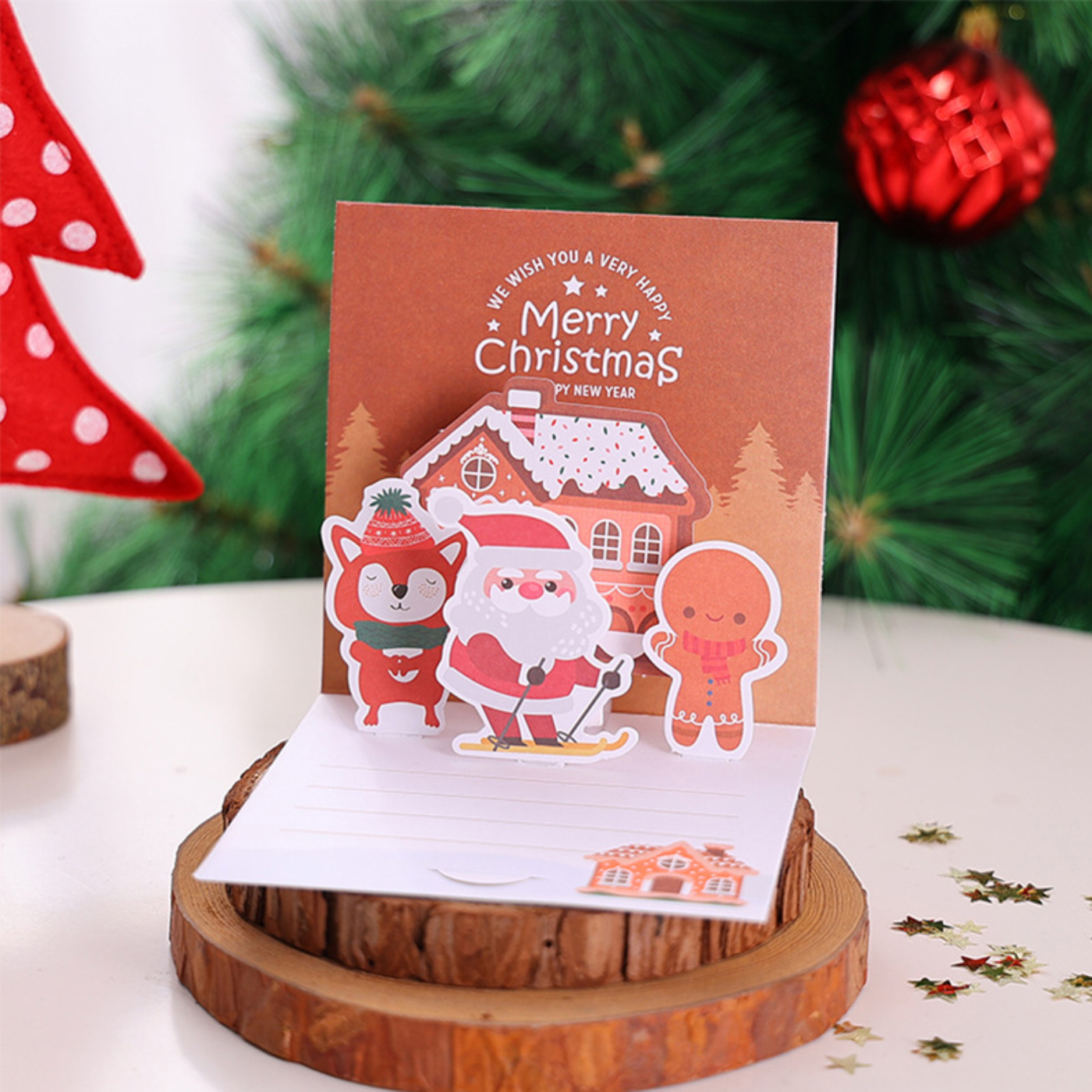 3D Pop-Up Gift Greeting Card3