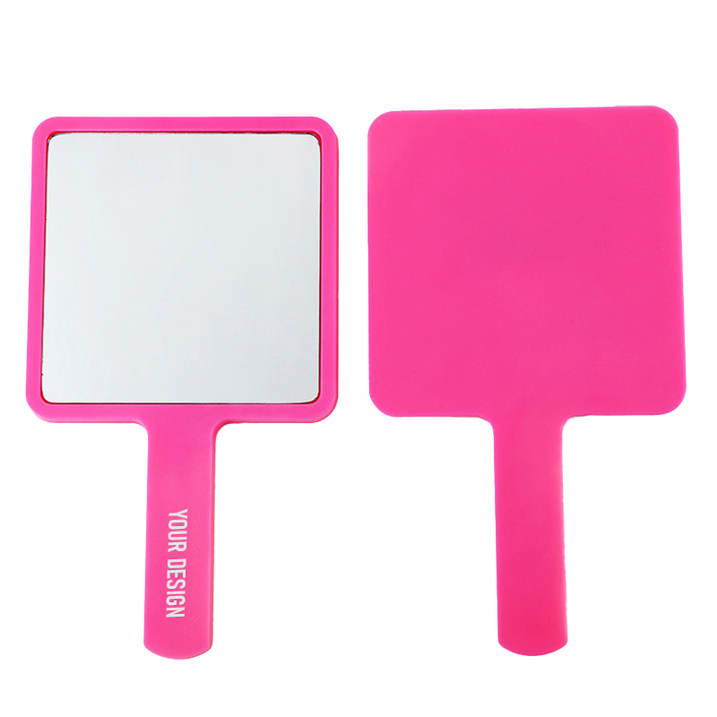 Custom Square Handle Makeup Mirror