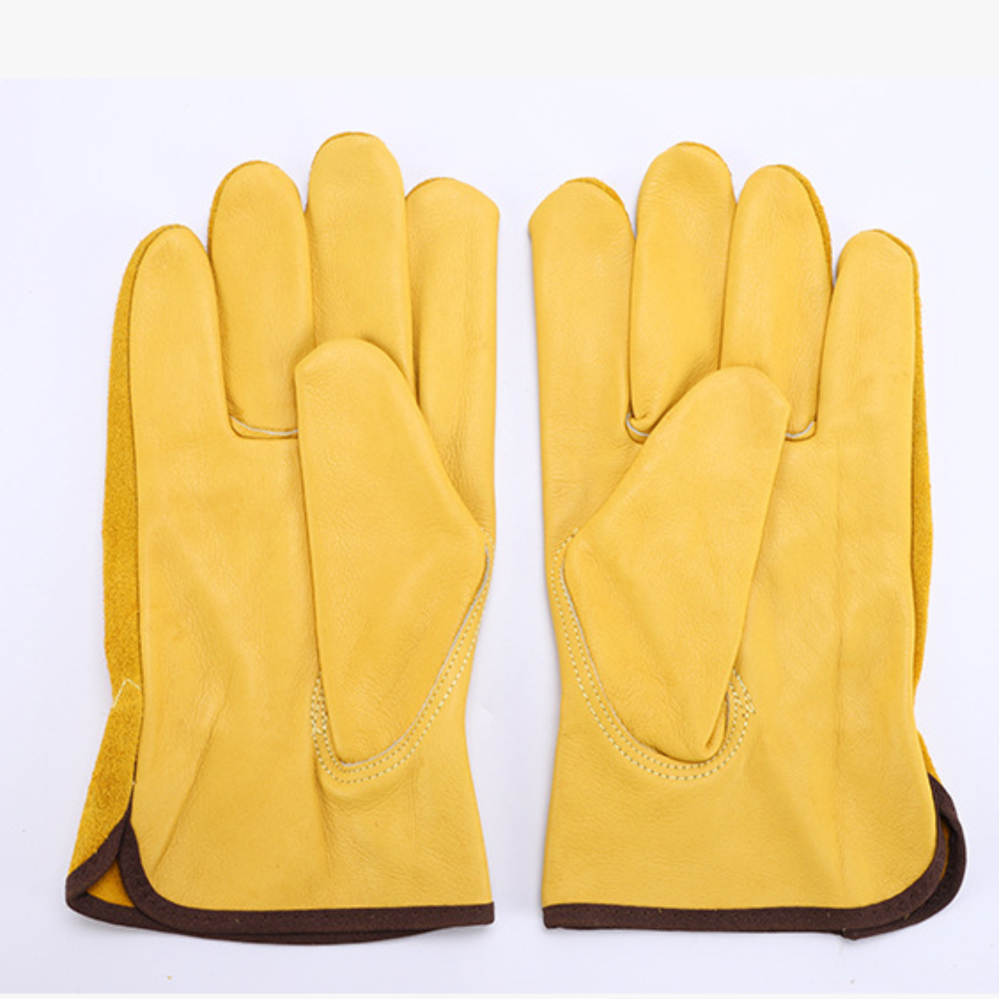 Leather Gardening Work Gloves1