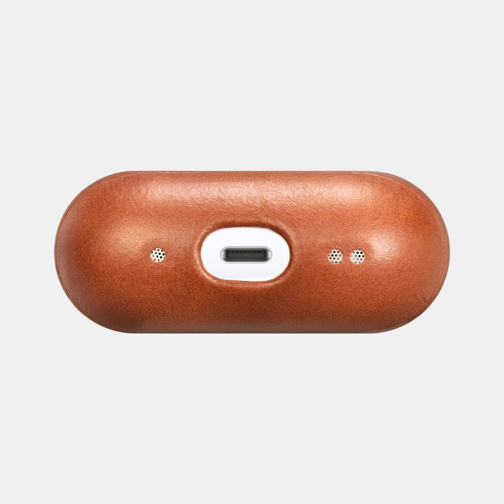 Personalized Leather Ear Pod Case3