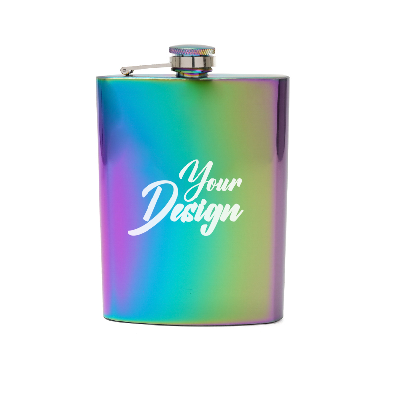 240ml Colored Stainless Steel Hip Flask