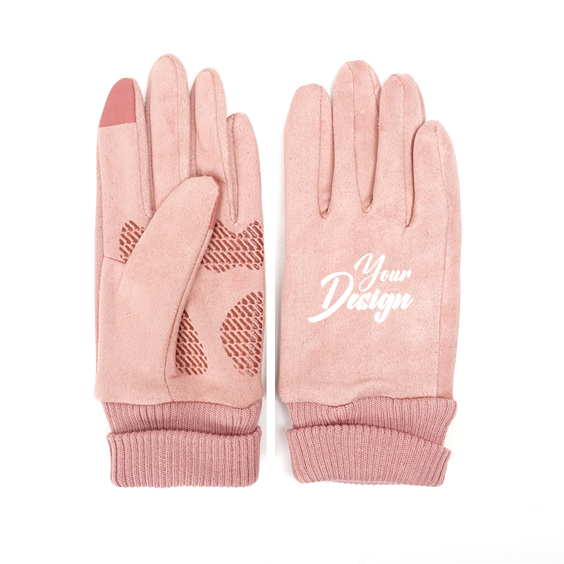 Suede Touch Screen Warm Gloves