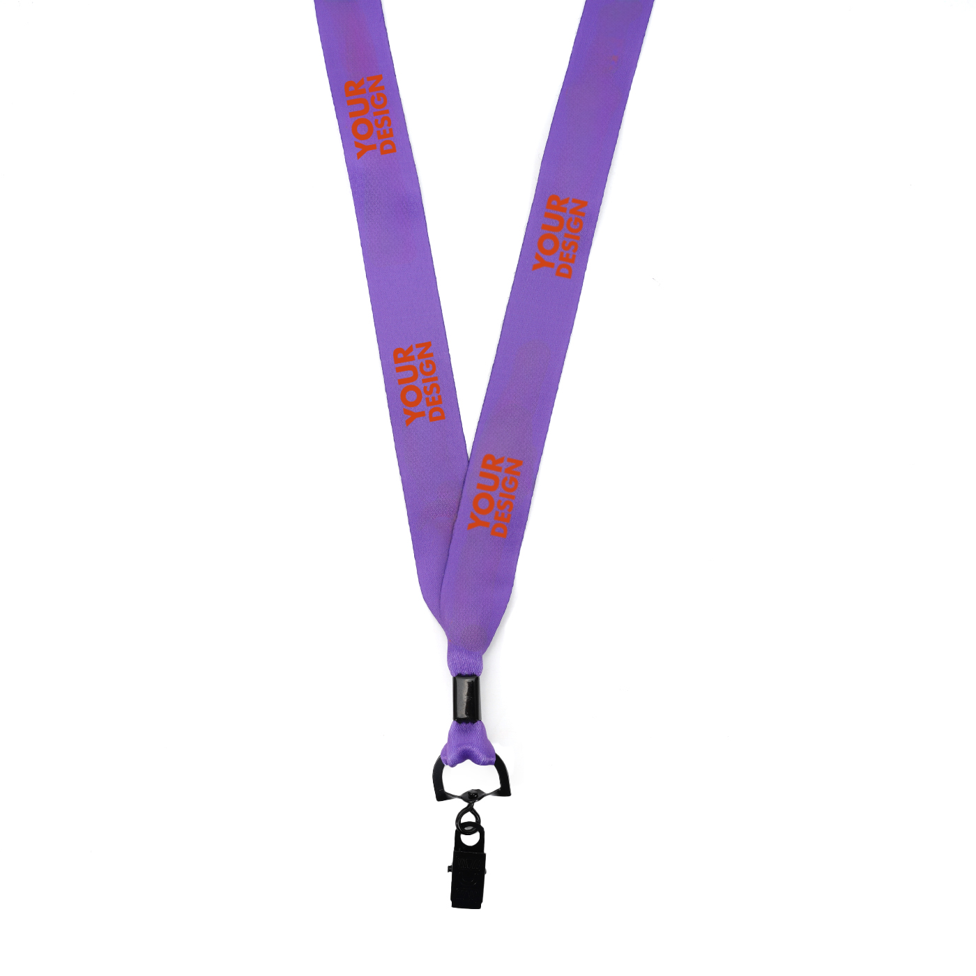 Personalized Lanyard With Bulldog Clip