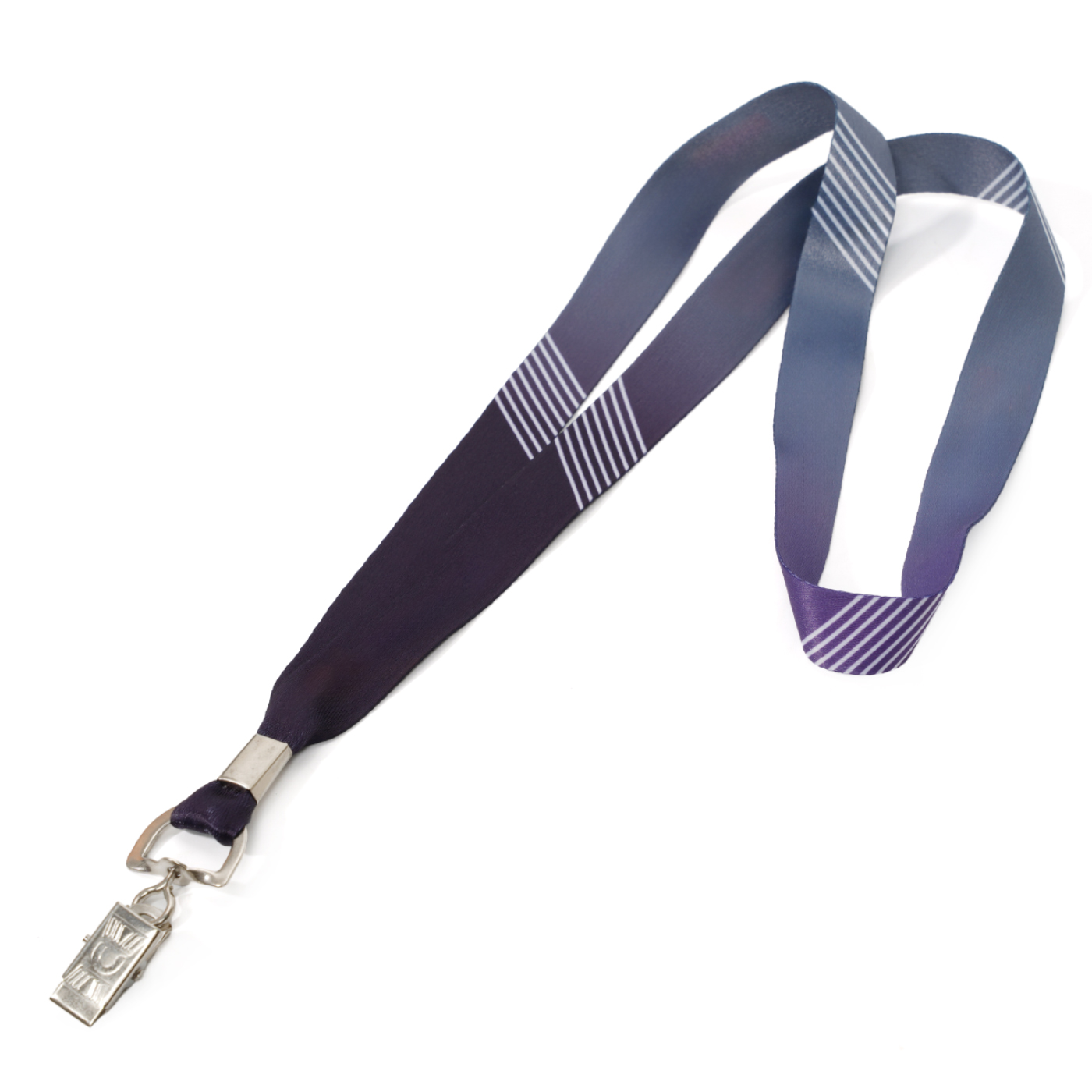 Badge Holder Lanyard With Bulldog Clip1