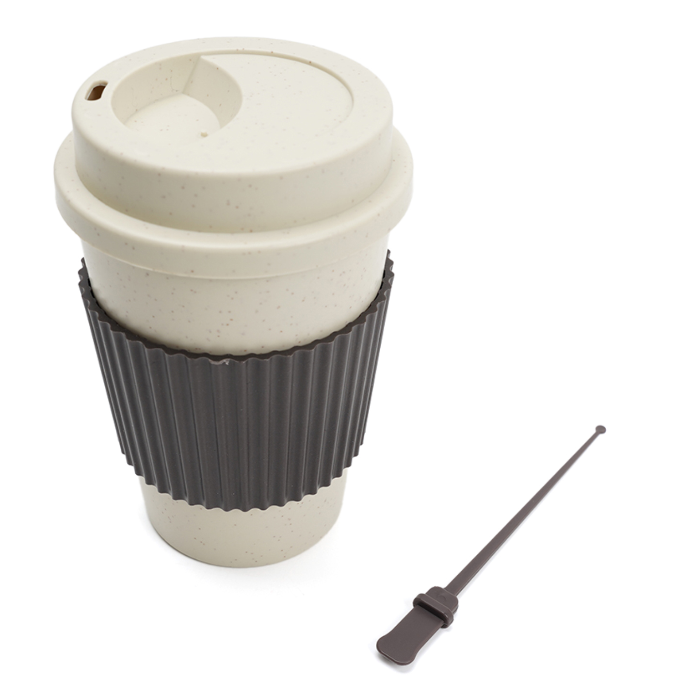 Wheat Straw Leakproof Airtight Coffee Cup1