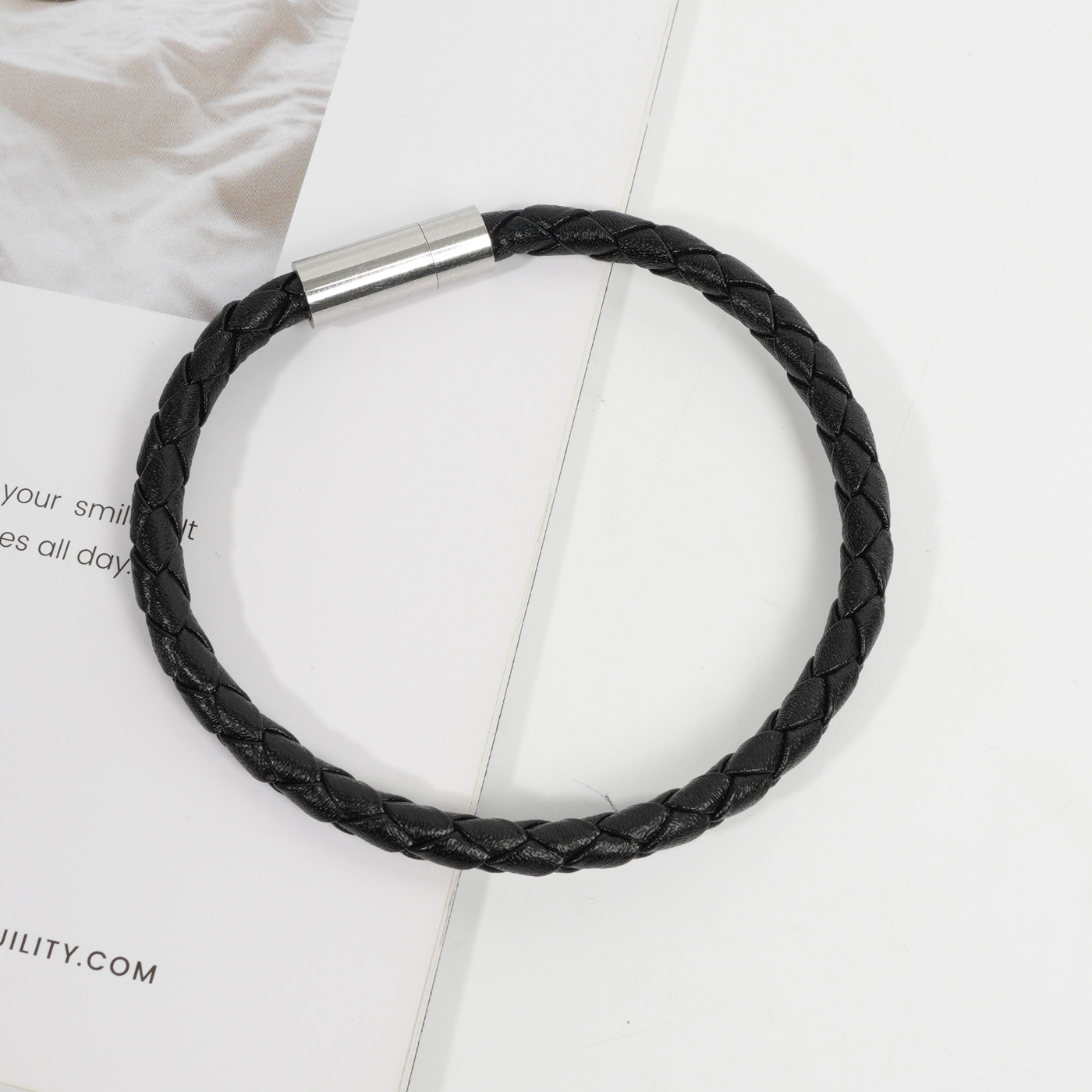 Personalized Braided Leather Bracelet2
