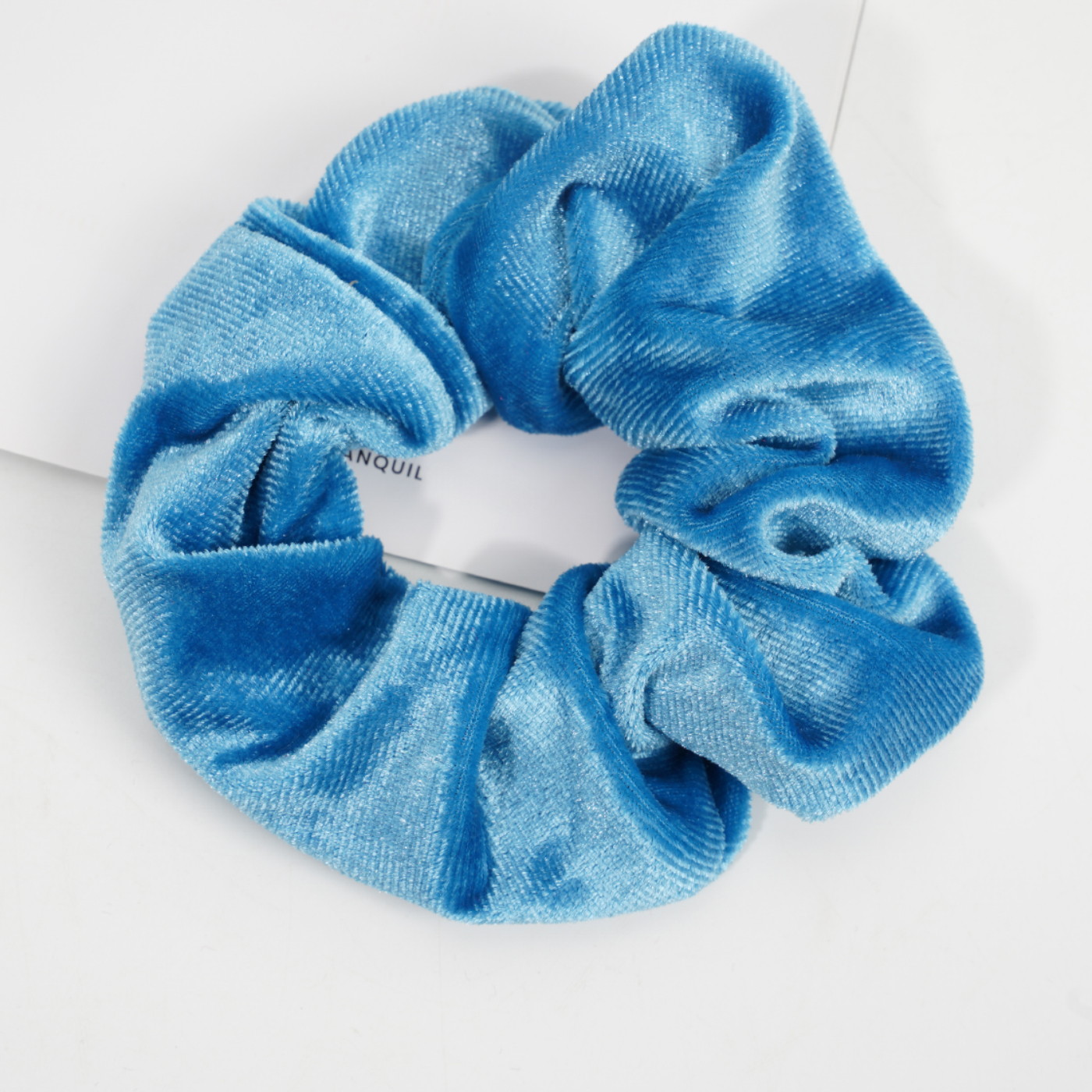 Velvet Hair Scrunchie With Zipper Pocket2