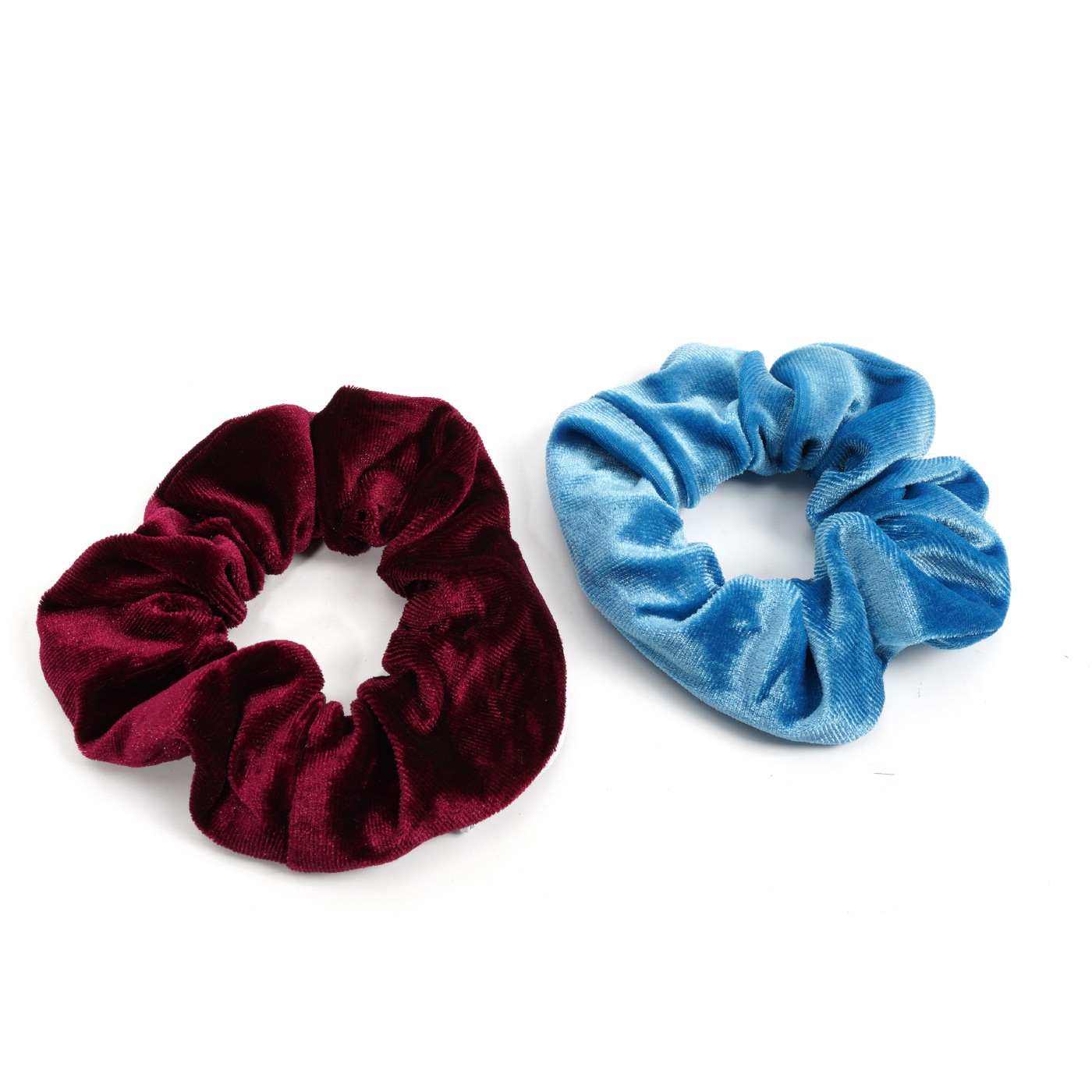 Velvet Hair Scrunchie With Zipper Pocket1