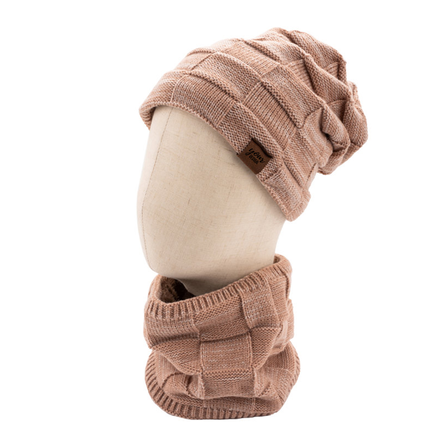 Warm Beanie Scarf Set