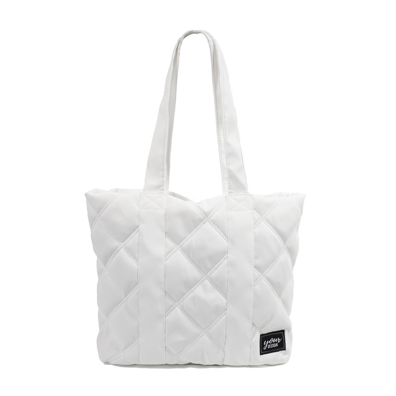 Large Puffer Tote Handbag