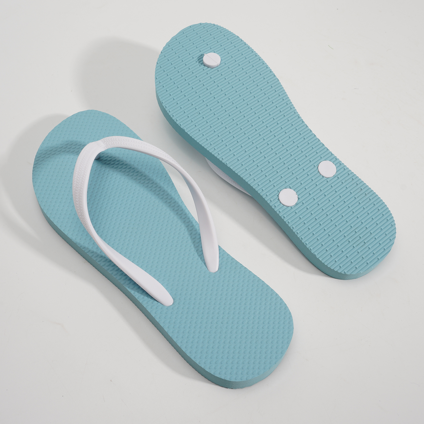 Rubber Flip Flops With PVC Straps2