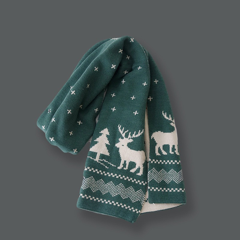 Double-Sided Jacquard Scarf