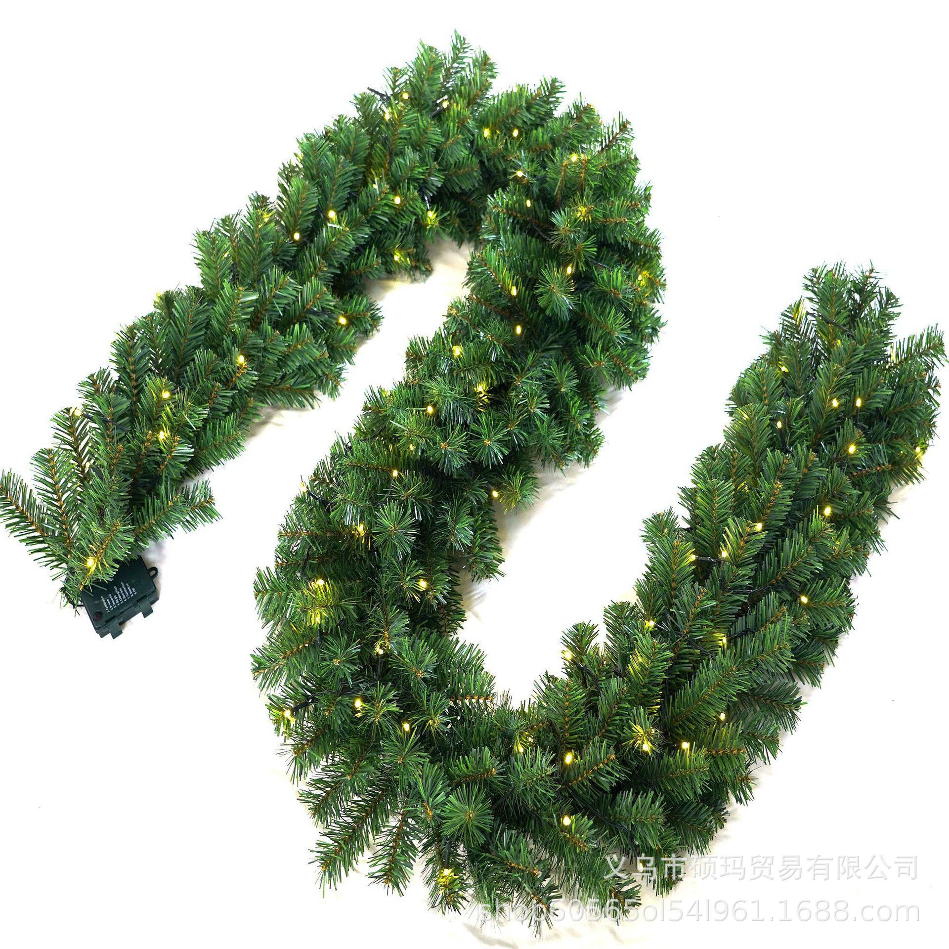 Christmas Garland With Lights1