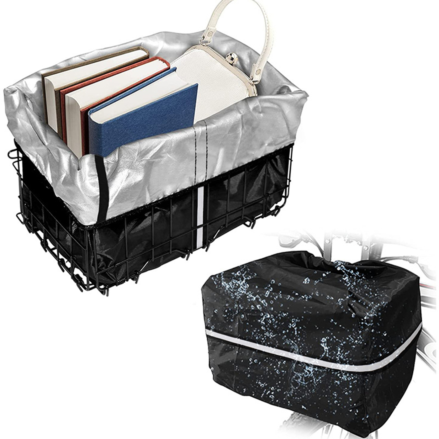 Bicycle Basket Waterproof Rain Cover 2