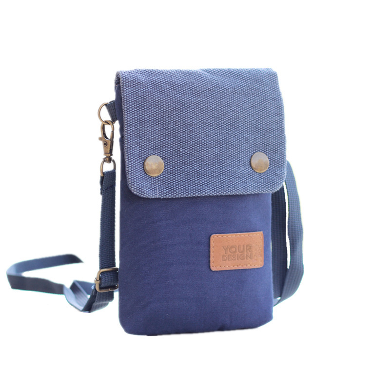 Canvas Mobile Phone Shoulder Bag