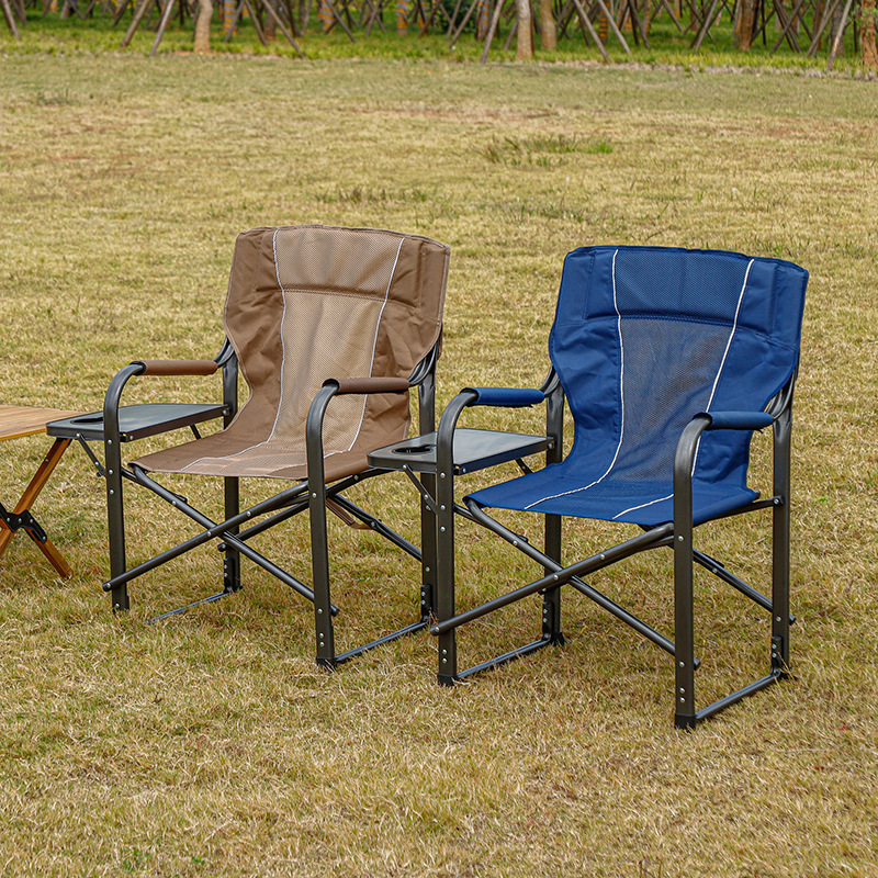 Camping Chair With Side Table Bottle Holder1