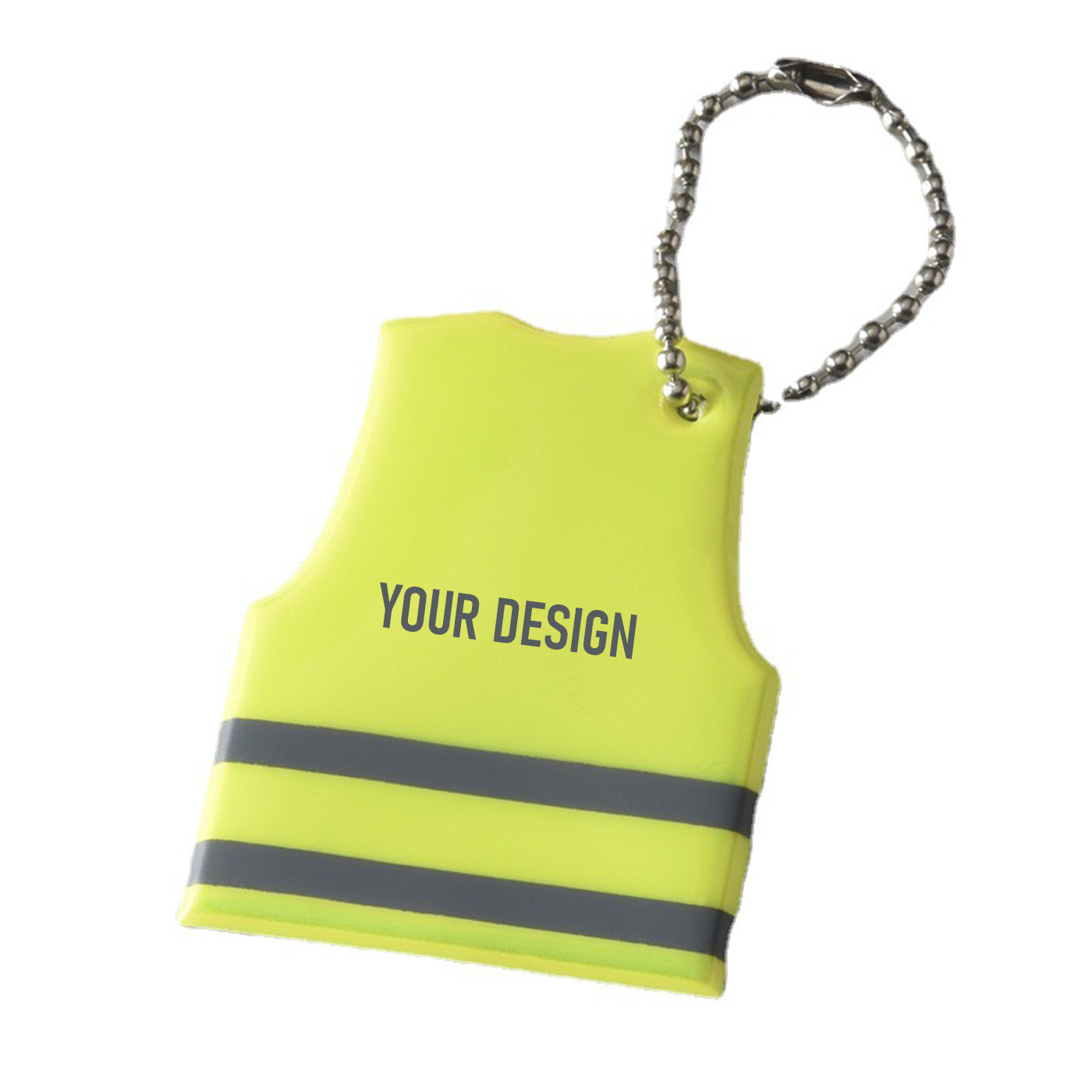 Mini Reflective Vest Keychain