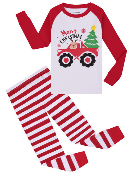 Polyester Pajamas Set1