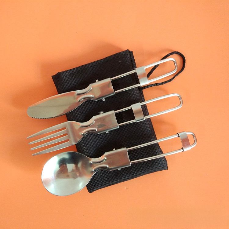 Folding Camping Cutlery Set3