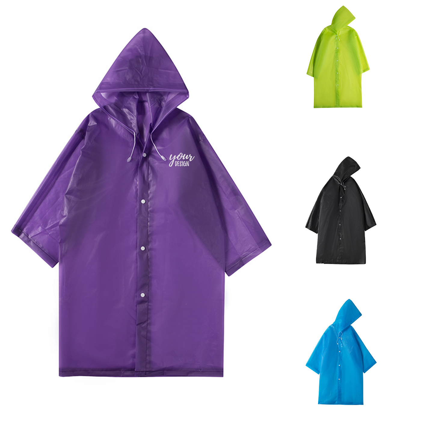 Custom Full-body Adult Rain Coat