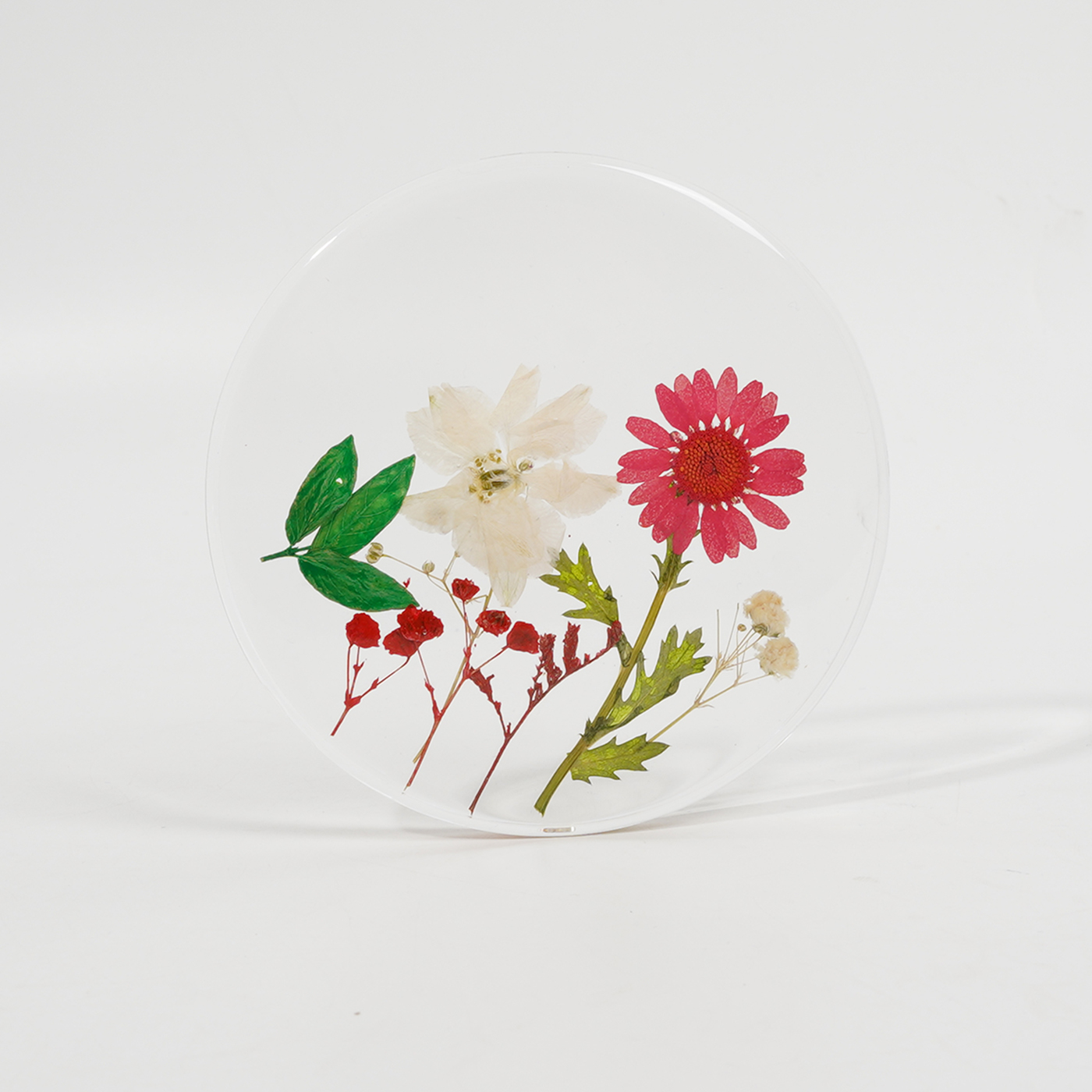 Natural Floral Resin Coaster2