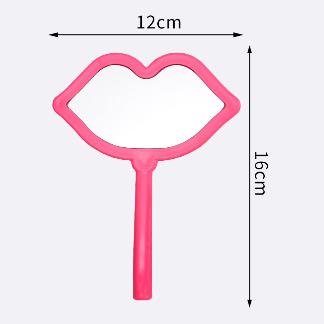  Lip Shaped Hand Mirror 3