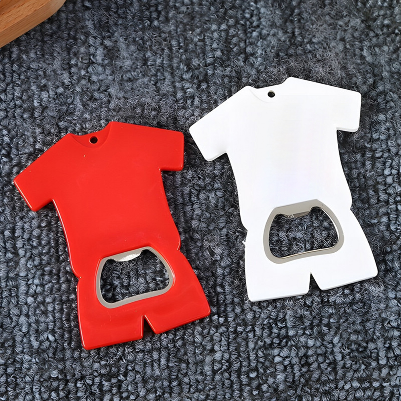  T-Shirt Shaped Keychain Bottle Opener1