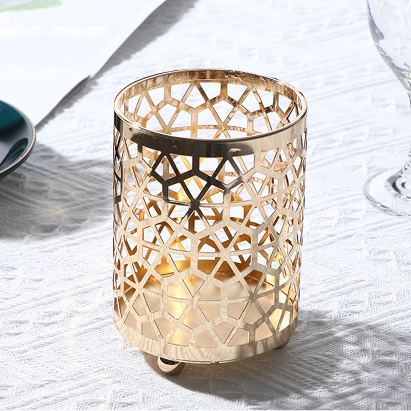 Hollow Out Candle Cup1