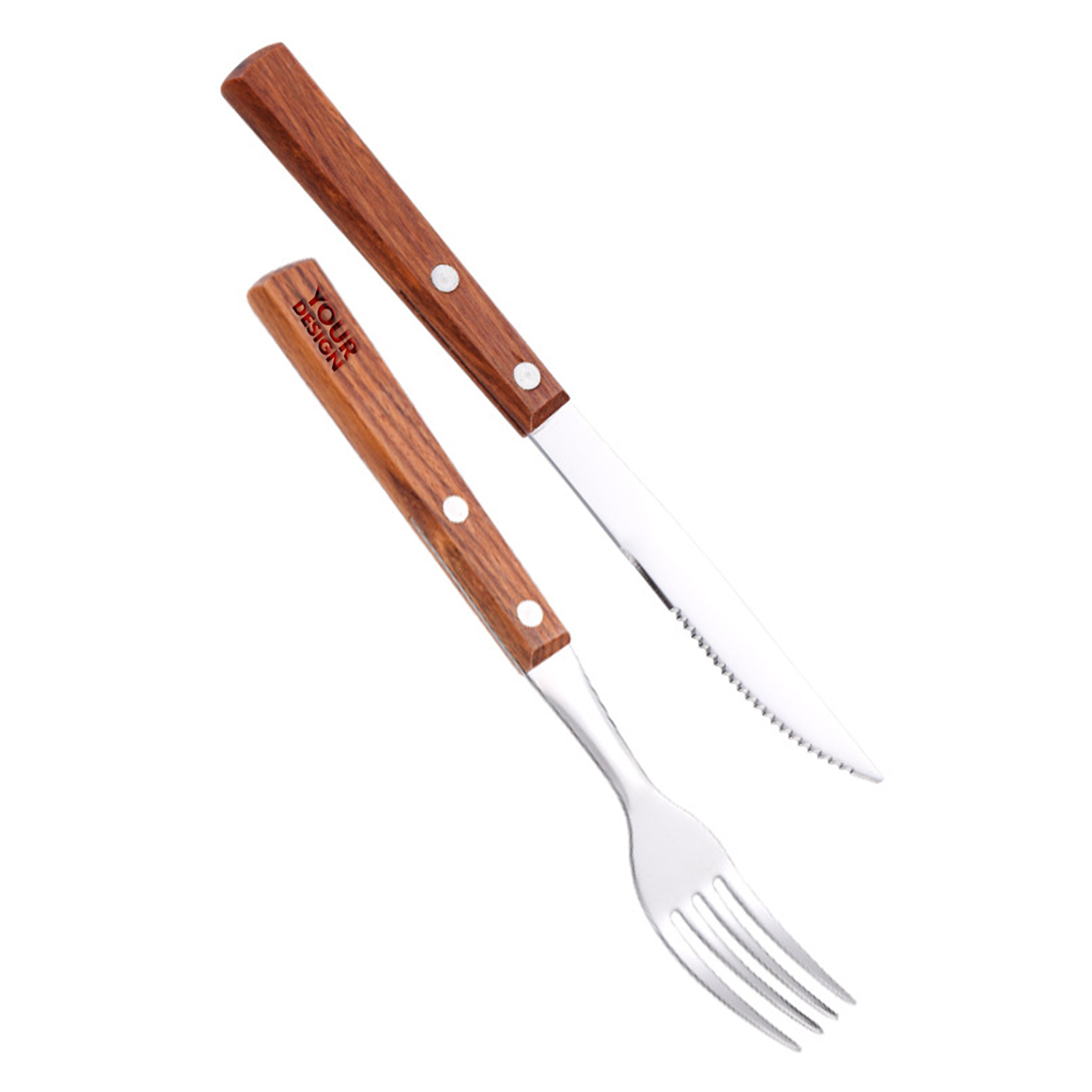 Besteckset, Messer und Gabel, 2-teilig