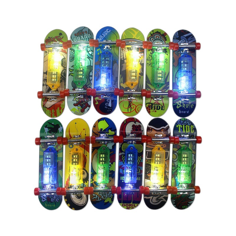 Light up Mini Finger Skateboards1
