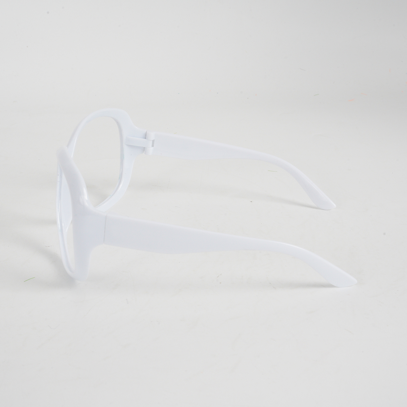 Big Square White Frame Glasses Frame3