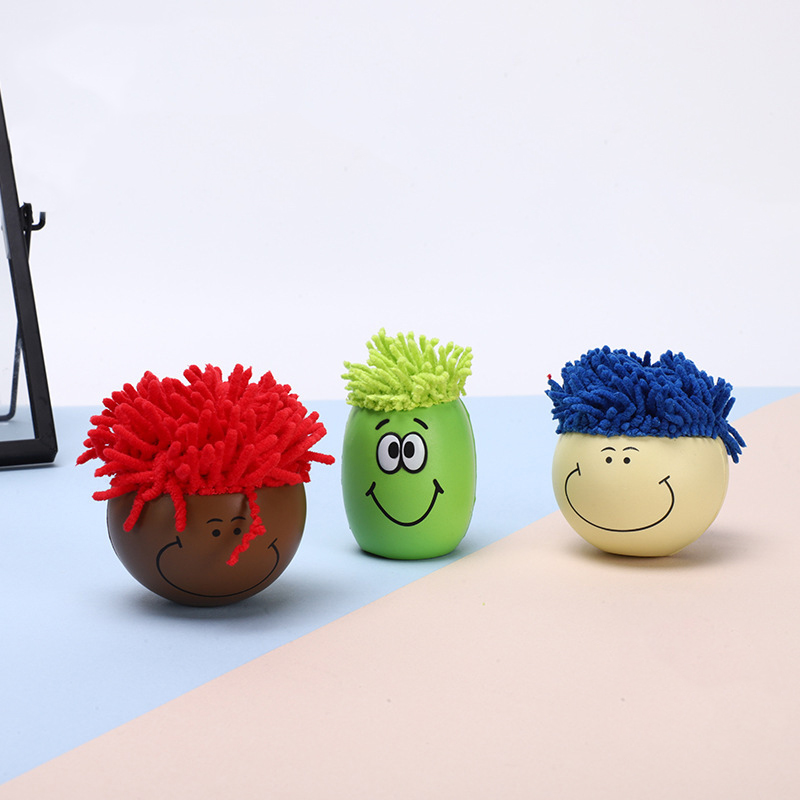MopToppers Smiling Multicultural Stress Ball 2
