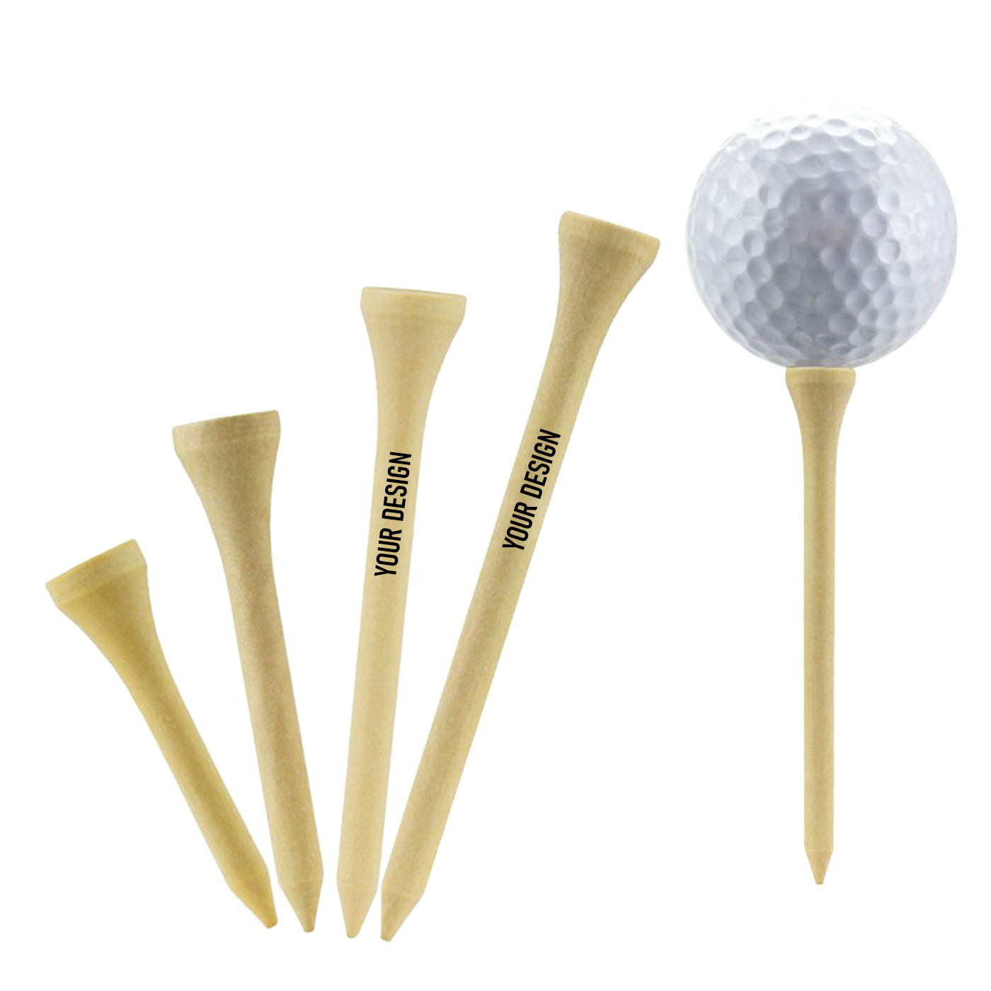 Bambus-Golf-Tees
