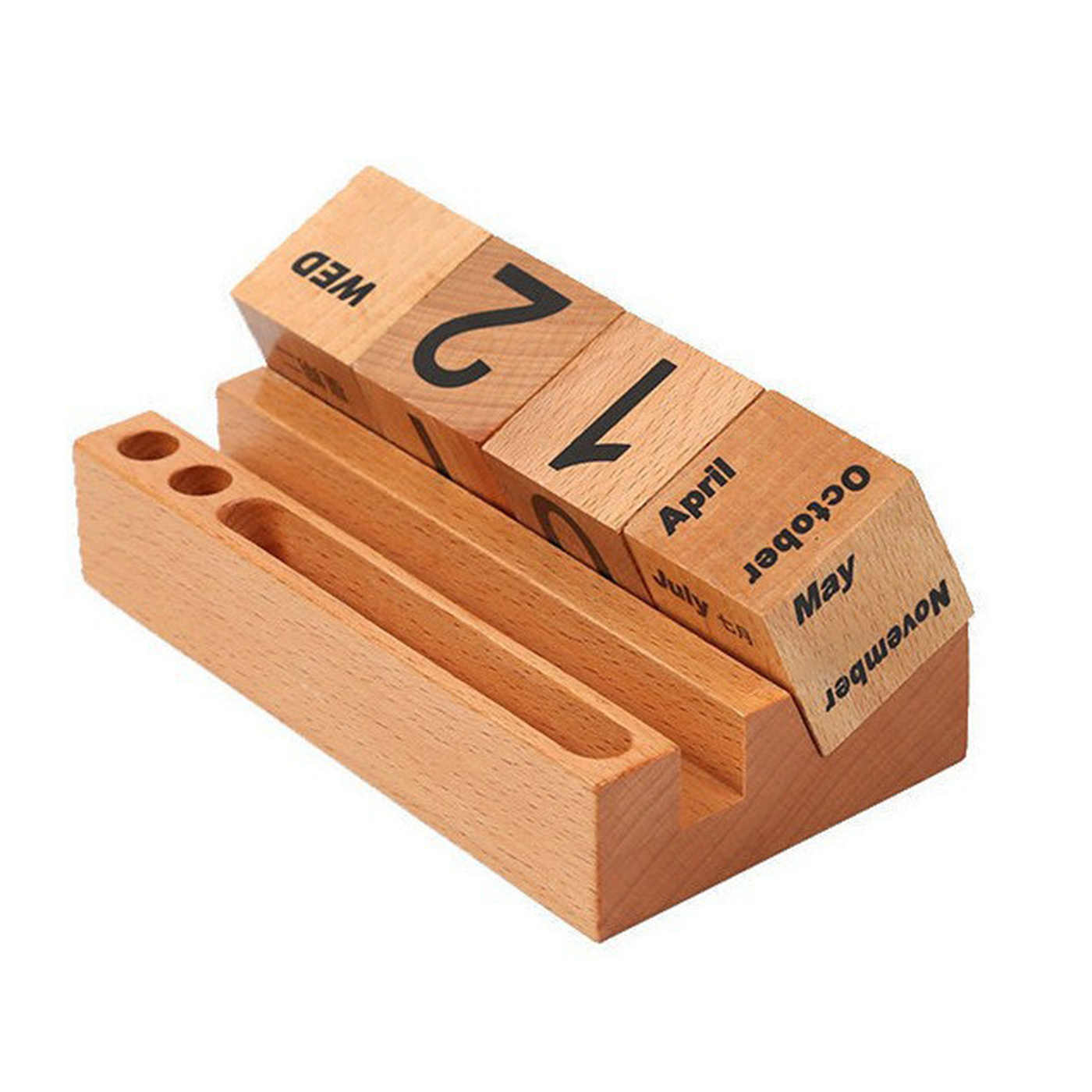 Wooden Blocks Perpetual Calendar2
